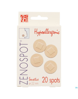 Zenospot 22mm 20 sensitive pansement