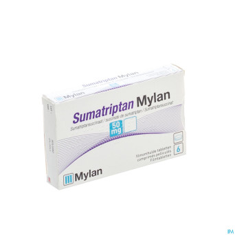 Sumatriptan viatris 50mg comp 6