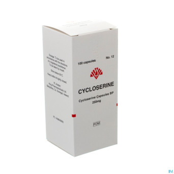 Cycloserine caps 100 x 250 mg