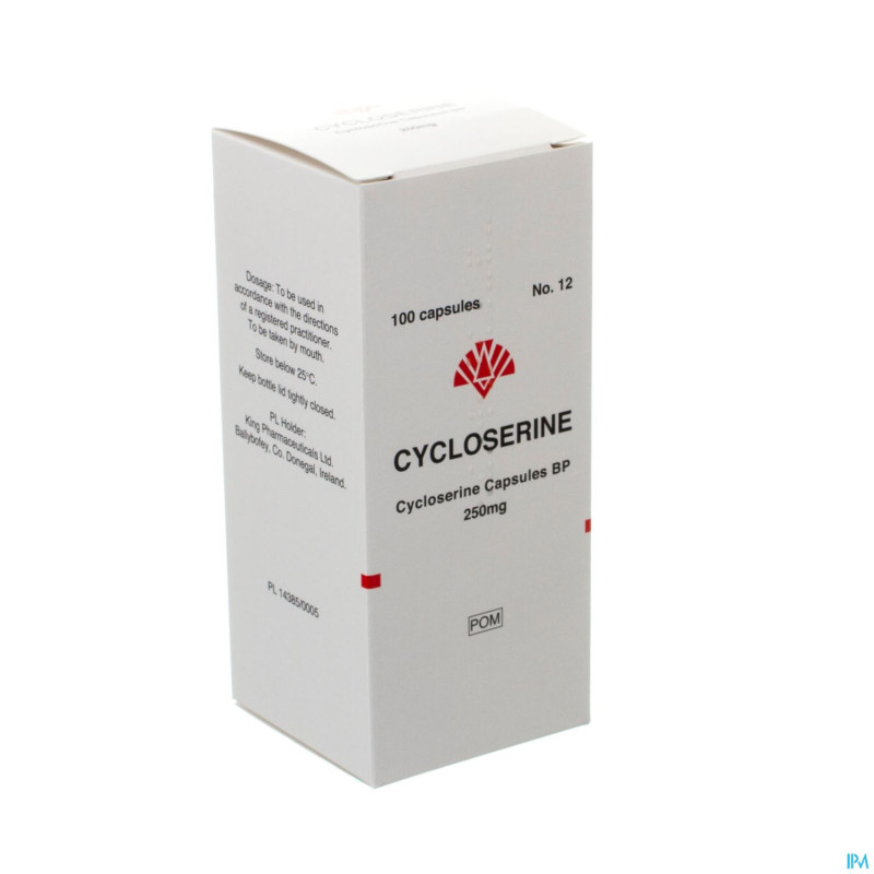 Cycloserine caps 100 x 250 mg