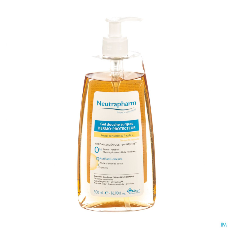 Neutrapharm gel douche surgras pompe 1x500ml