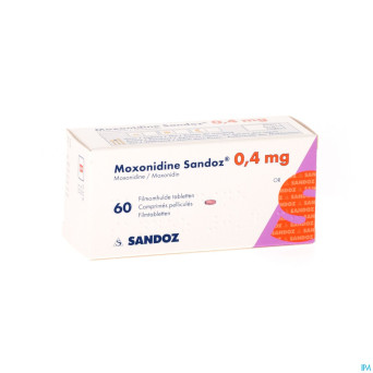 Moxonidine sandoz comp 60 x 0,4 mg