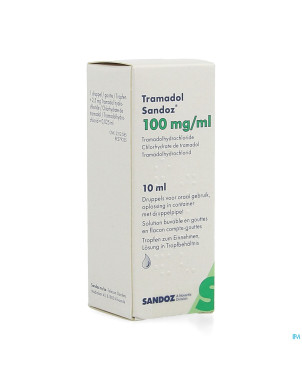 Tramadol 100mg/ml sandoz sol buv gutt 10 ml