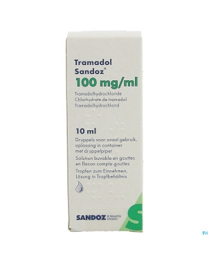Tramadol 100mg/ml sandoz sol buv gutt 10 ml