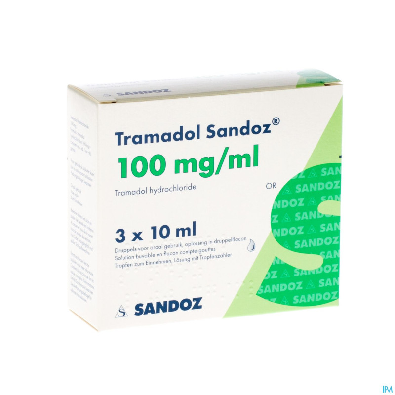Tramadol 100mg/ml sandoz sol buv gutt 30 ml