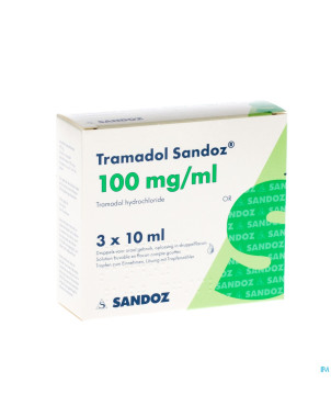 Tramadol 100mg/ml sandoz sol buv gutt 30 ml