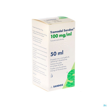 Tramadol 100mg/ml sandoz pompe doseuse 50 ml