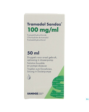 Tramadol 100mg/ml sandoz pompe doseuse 50 ml