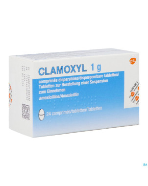 Clamoxyl 1000 "tabs" comp 24x1000mg