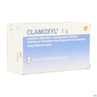 Clamoxyl 1000 "tabs" comp 24x1000mg