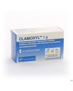 Clamoxyl 1000 "tabs" comp 24x1000mg