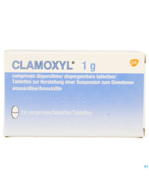 Clamoxyl 1000 "tabs" comp 24x1000mg