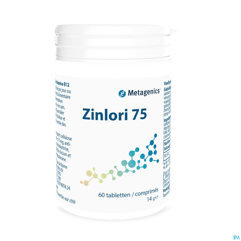Zinlori 75    tabl  60 4216  metagenics