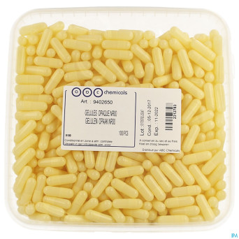 Gelules opaques    n00 1000 abc