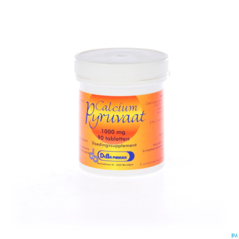 Calciumpyruvate 1000mg    comp  90    deba