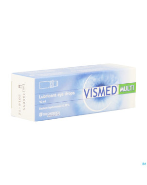 Vismed multi gutt lubrifiant oculaire 0,18%   10ml