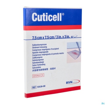 Cuticell cp impr.d'excip.   7,5x 7,5cm  10 7253900
