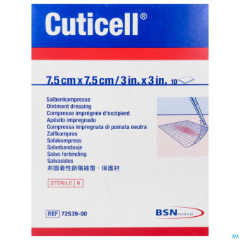 Cuticell cp impr.d'excip.   7,5x 7,5cm  10 7253900