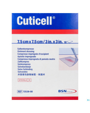 Cuticell cp impr.d'excip.   7,5x 7,5cm  10 7253900