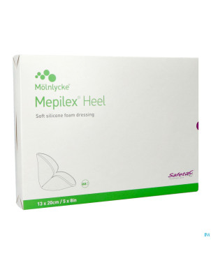 Mepilex heel pansement steril    13x20cm 5 288100
