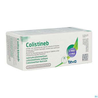 Colistineb 2.000.000 i.u. fl pulv pr inhal 10