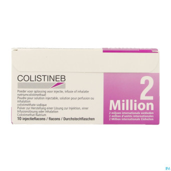 Colistineb 2.000.000 i.u. fl pulv pr inhal 10