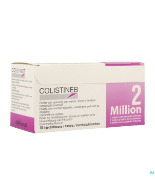 Colistineb 2.000.000 i.u. fl pulv pr inhal 10