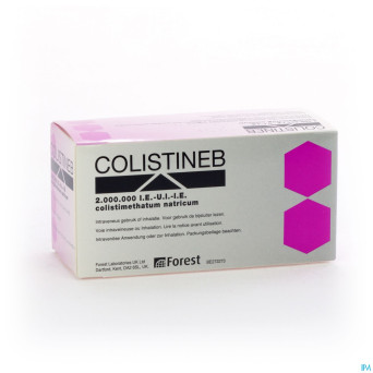 Colistineb 2.000.000 i.u. fl pulv pr inhal 10