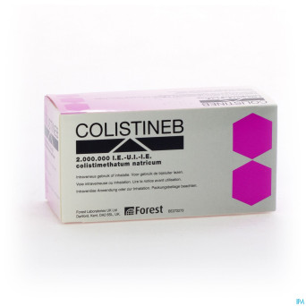 Colistineb 2.000.000 i.u. fl pulv pr inhal 10