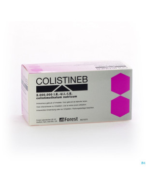 Colistineb 2.000.000 i.u. fl pulv pr inhal 10