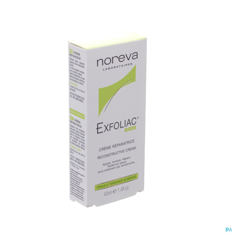Exfoliac creme reparatrice tube 40ml