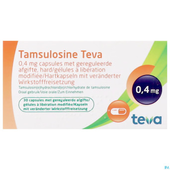 Tamsulosine teva caps  30 x 0,4 mg