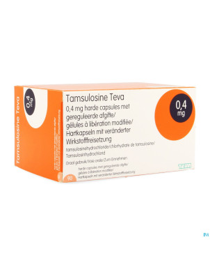 Tamsulosine teva caps  90 x 0,4 mg