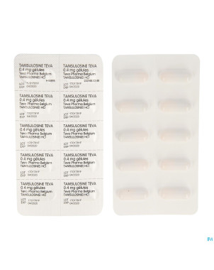 Tamsulosine teva caps  90 x 0,4 mg