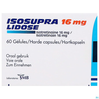 Isosupra lidose caps 60 x 16 mg