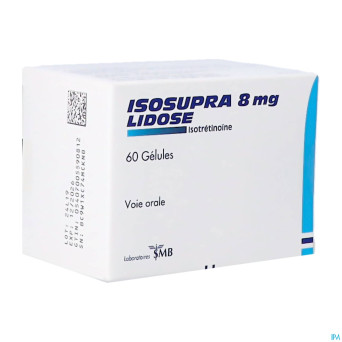 Isosupra lidose caps 60 x  8 mg