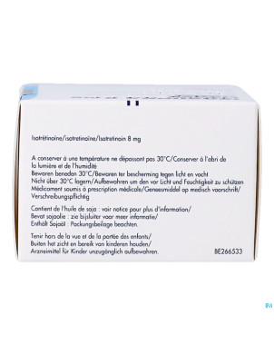 Isosupra lidose caps 60 x  8 mg