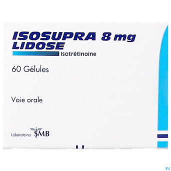 Isosupra lidose caps 60 x  8 mg