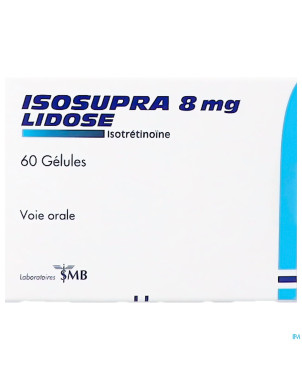 Isosupra lidose caps 60 x  8 mg