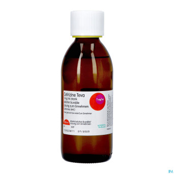 Cetirizine teva sol buv 1 mg/1ml 200 ml