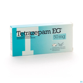 Tetrazepam eg 50 mg comp pell 20 x 50 mg