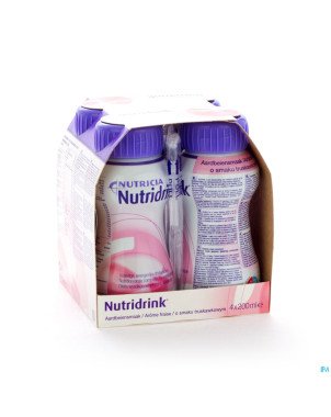 Nutridrink fraise    4x200ml cfr 3211661