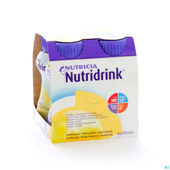 Nutridrink vanille    4x200ml cfr 3211646