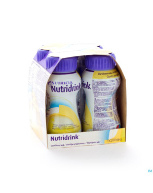 Nutridrink vanille    4x200ml cfr 3211646