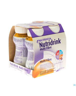 Nutridrink multifibre orange  4x200ml