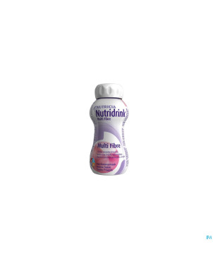 Nutridrink multifibre fraise  4x200ml cfr 3211729