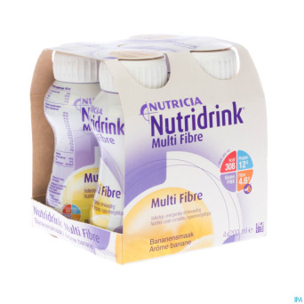 Nutridrink multifibre banane  4x200ml