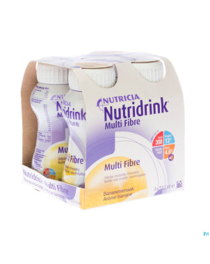 Nutridrink multifibre banane  4x200ml