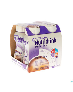 Nutridrink multifibre chocola 4x200ml cfr 3211737