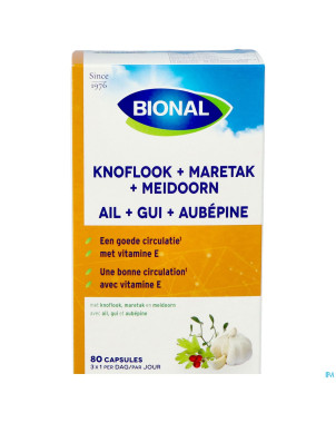 Bional ail-gui-aubepine-vit e    caps 80